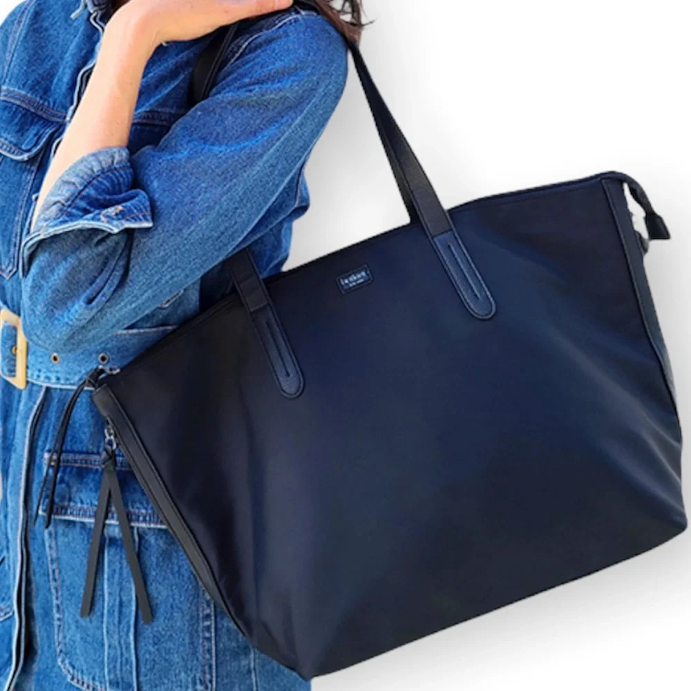 Botkier Black Nylon Bond Tote Bag